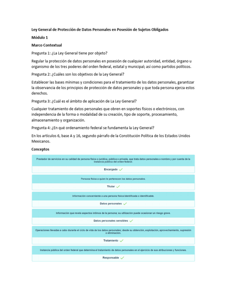 Ley General de Protección de Datos Personales en Posesión de Sujetos ...