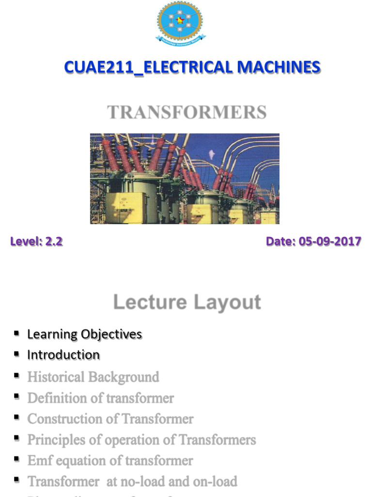 Understanding Transformers: Operation & Design | PDF | Transformer ...