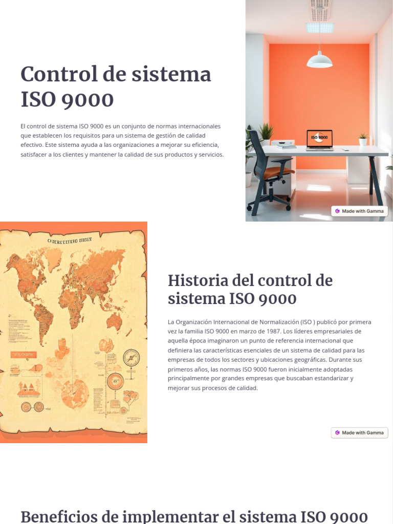Control de Sistema ISO 9000: Beneficios y Requisitos | PDF | Sistema de ...