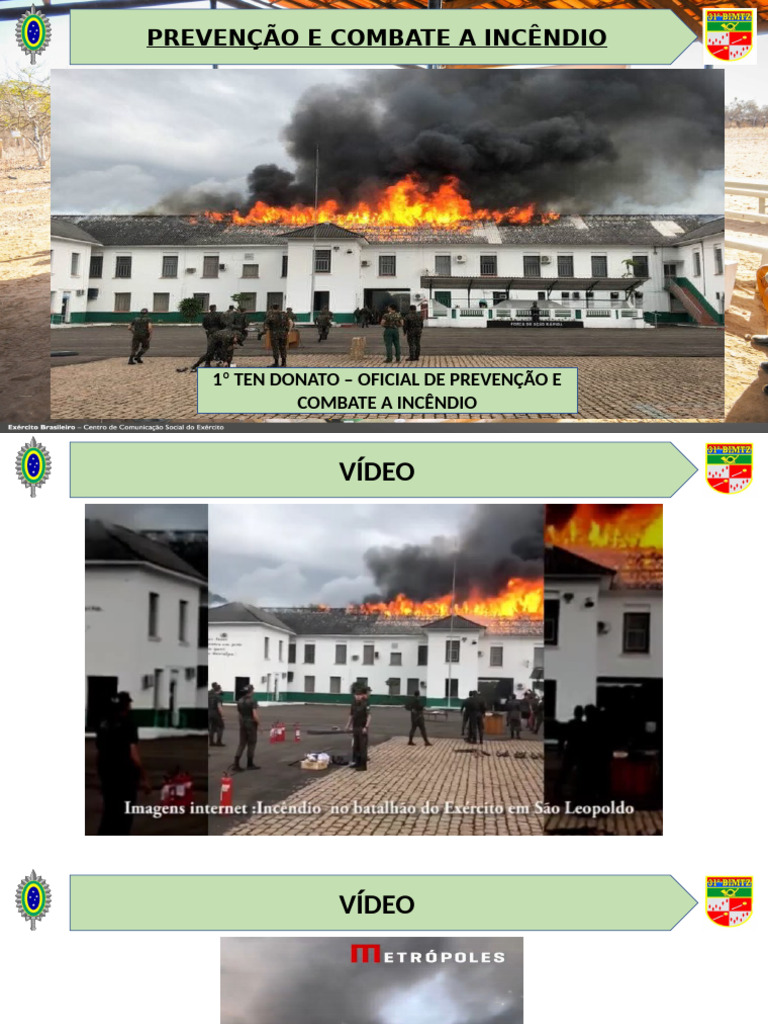 Prevenção e Combate a Incêndios na OM | PDF | Incêndios
