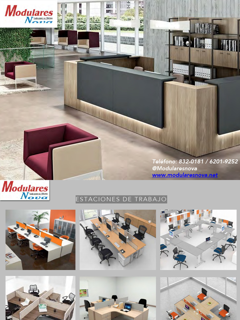Soluciones de Mobiliario Modular Nova | PDF