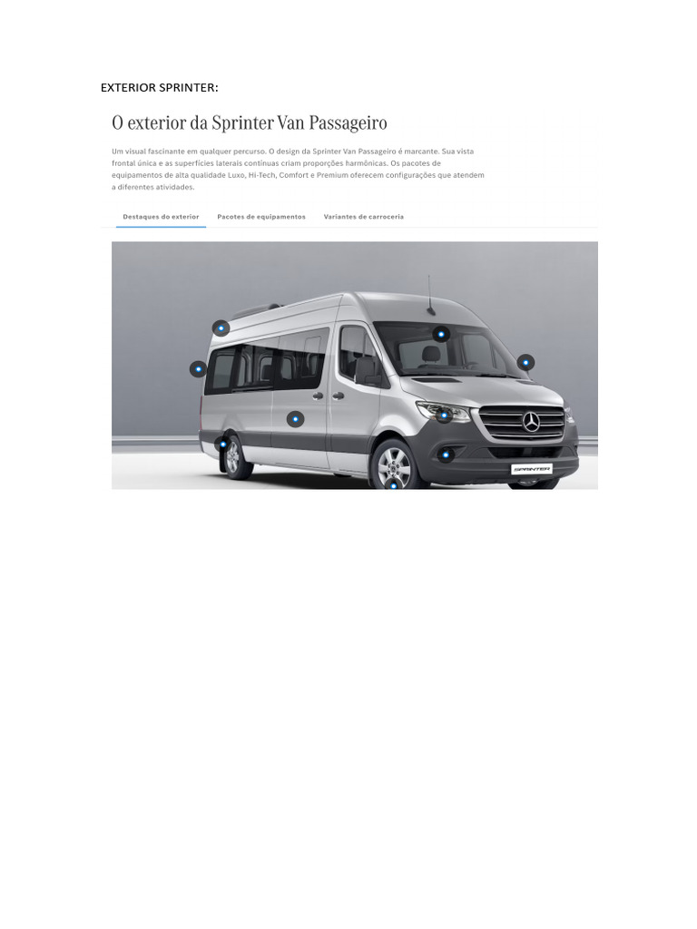 EXTERIOR SPRINTER | PDF