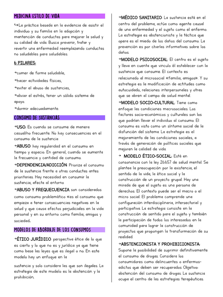 Medicina del Estilo de Vida y Salud Mental | PDF | Enfermedades ...
