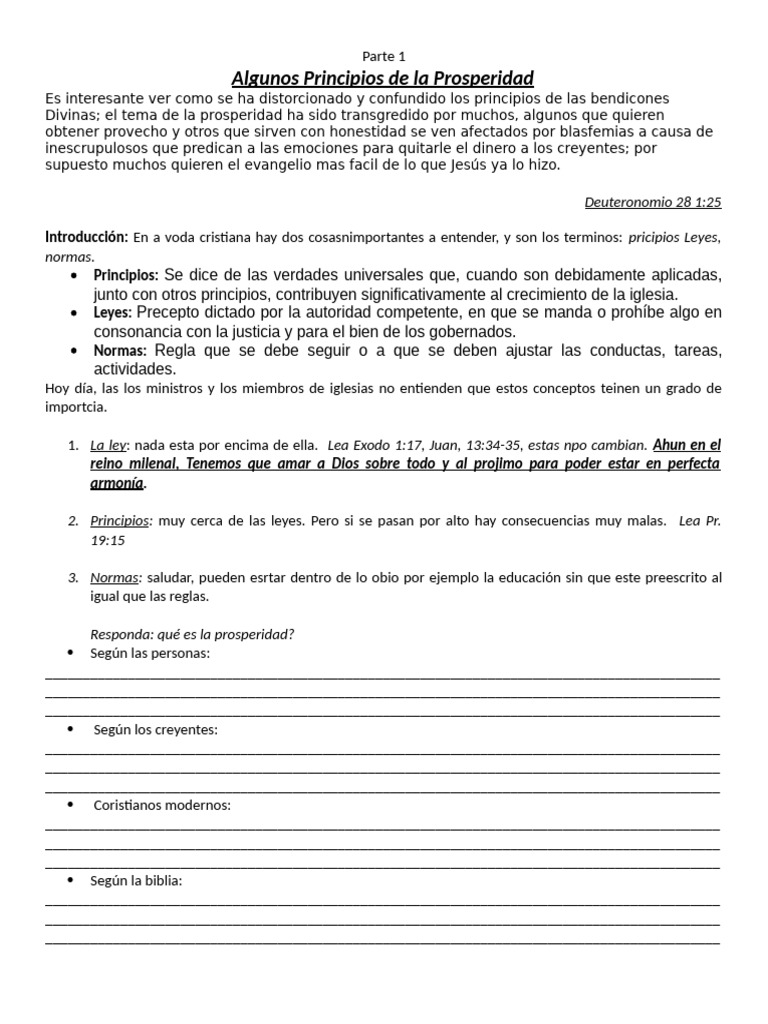 Principios Bíblicos de Prosperidad | PDF | Diezmo | Pascua de Resurrección