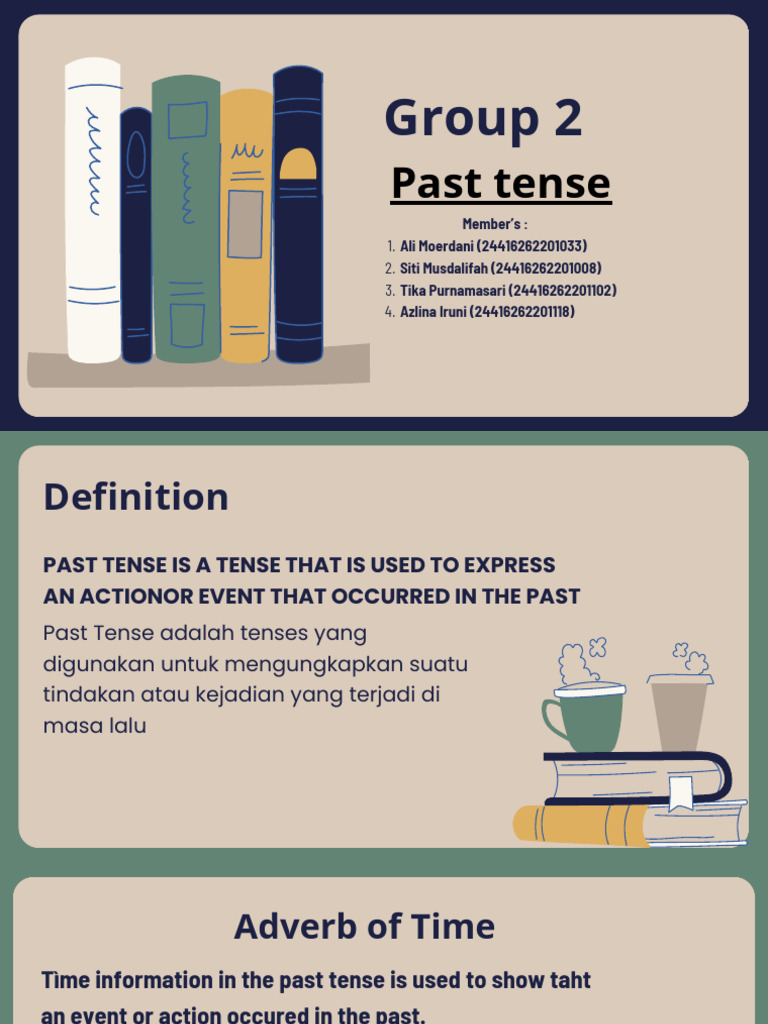 Understanding Simple Past Tense | PDF | Grammatical Tense | Verb
