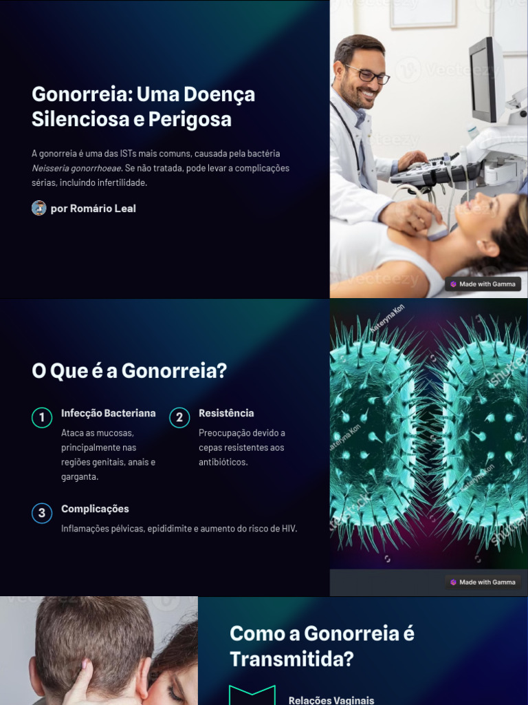 Gonorreia: Sintomas, Tratamento e Prevenção | PDF