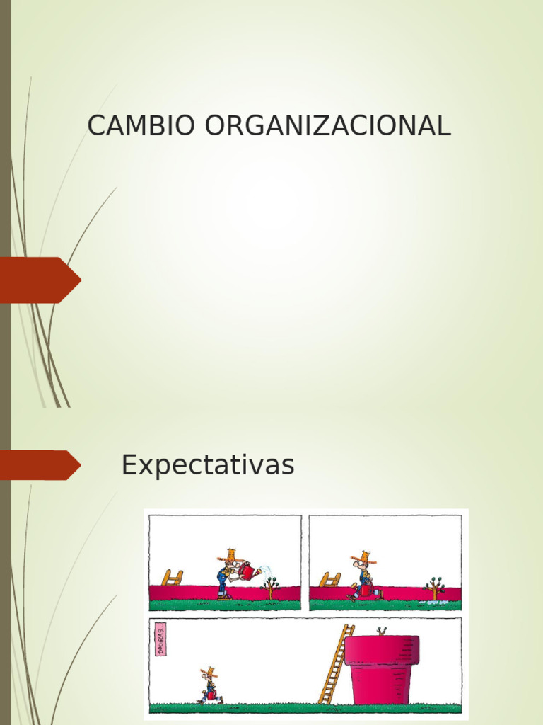 Estrategias para el Cambio Organizacional | PDF | Gestión del cambio ...