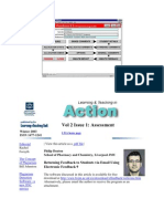 Vol 2 Issue 1: Assessment: Returning Feedback To Students Via Email Using Electronic Feedback 9