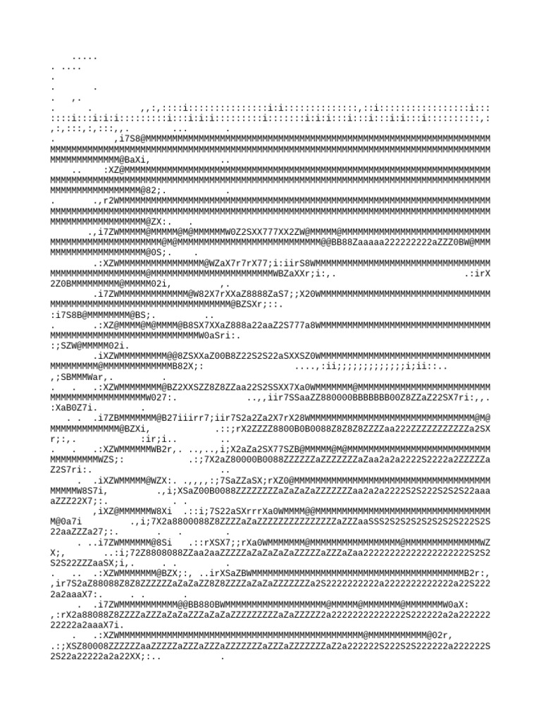 ASCII Color Representation Guide | PDF