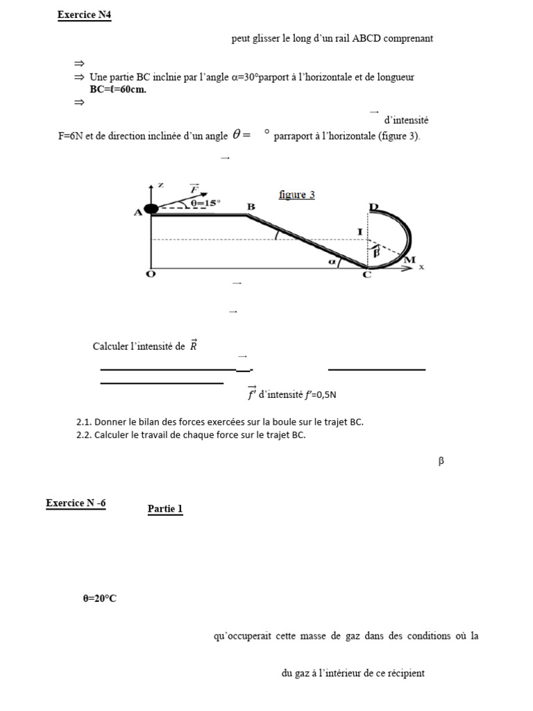 Calculs de physique et chimie des gaz | PDF | Concentration molaire ...