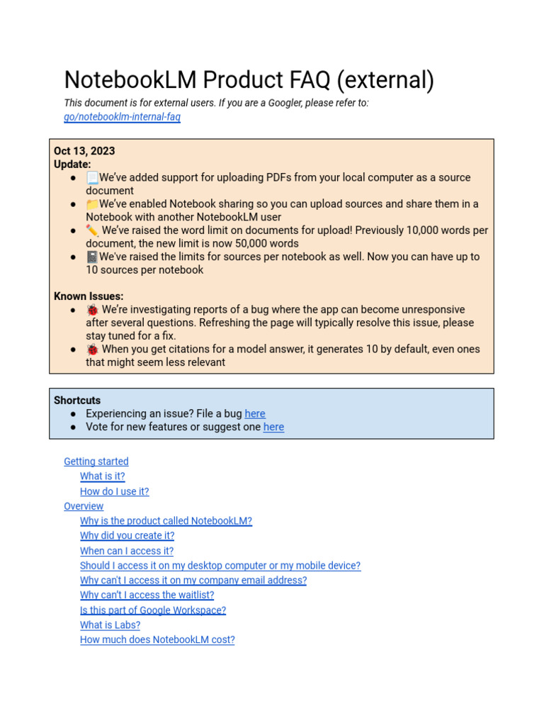 Cópia de NotebookLM Onboarding & FAQs | PDF | Laptop | Cyberspace