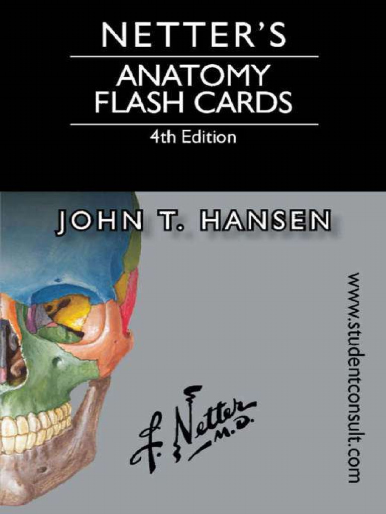 Netter's Anatomy Flash Cards, Fourth Edition John T Hansen-Compactado ...