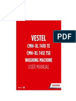 Vestel washing machine user manual
