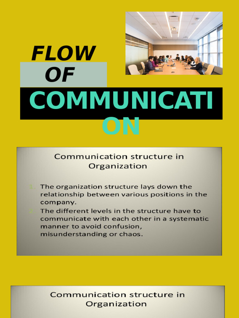 Flow of Communication | PDF