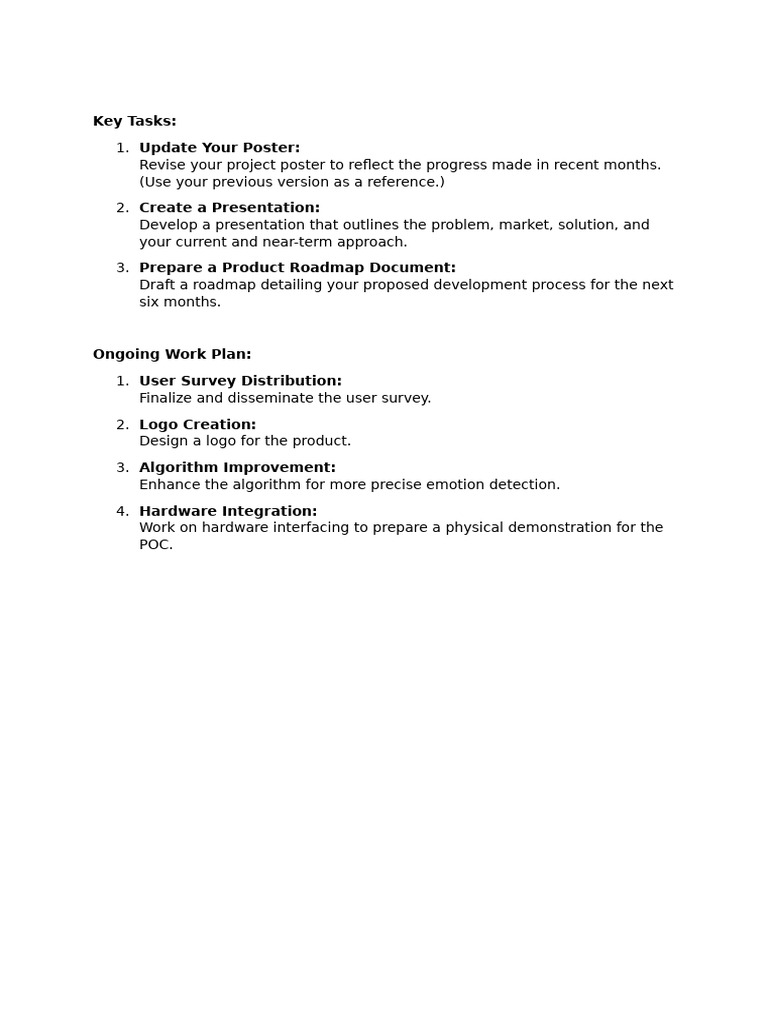 Meeting Summary and Follow-Up Tasks | PDF