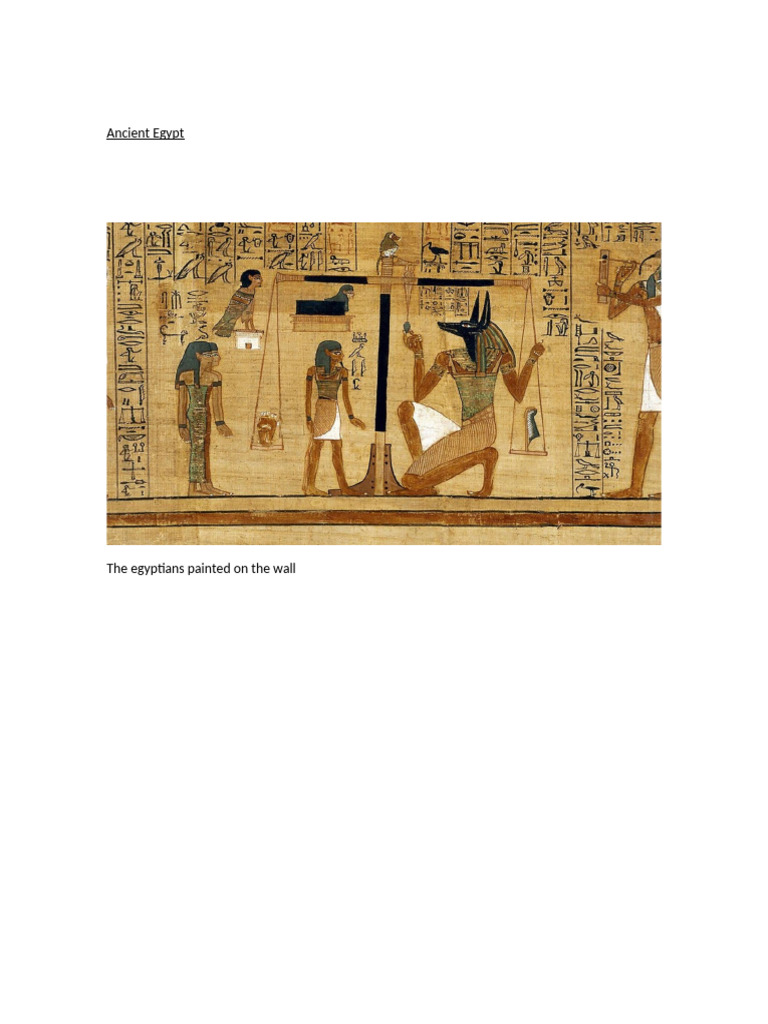 Ancient Egypt | PDF