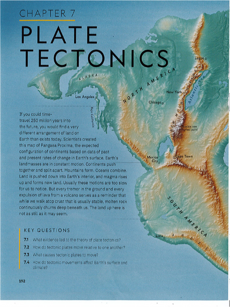 Chapter+7+Plate+Tectonics+(Numbered) | PDF
