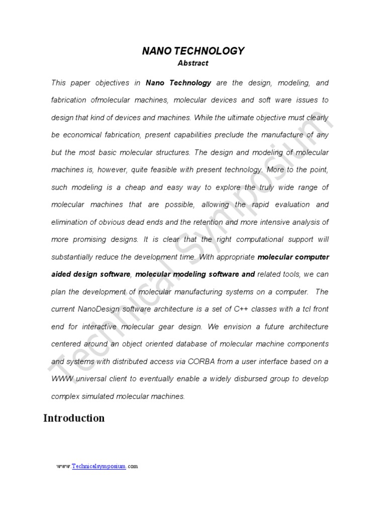 Advances in Nanotechnology Applications | PDF