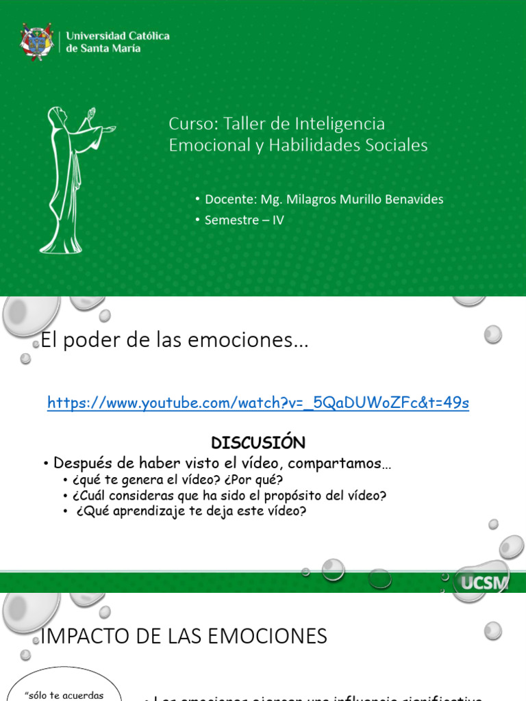 Impacto de las Emociones en la Vida | PDF | Las emociones | Sicología
