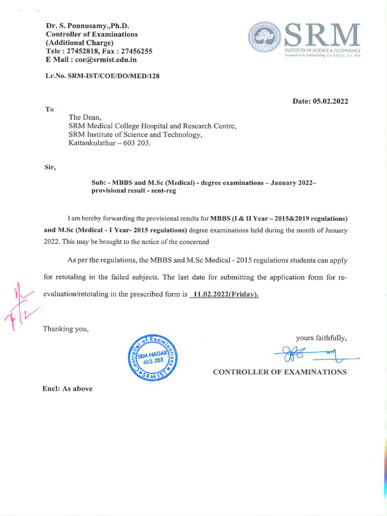 I Year Mbbs Batch Result | PDF
