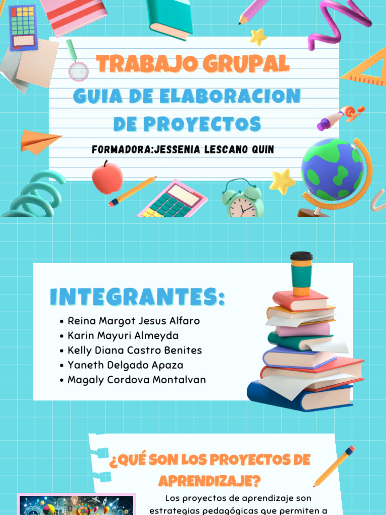 Guía para Proyectos de Aprendizaje | PDF | Evaluación | Plan de estudios