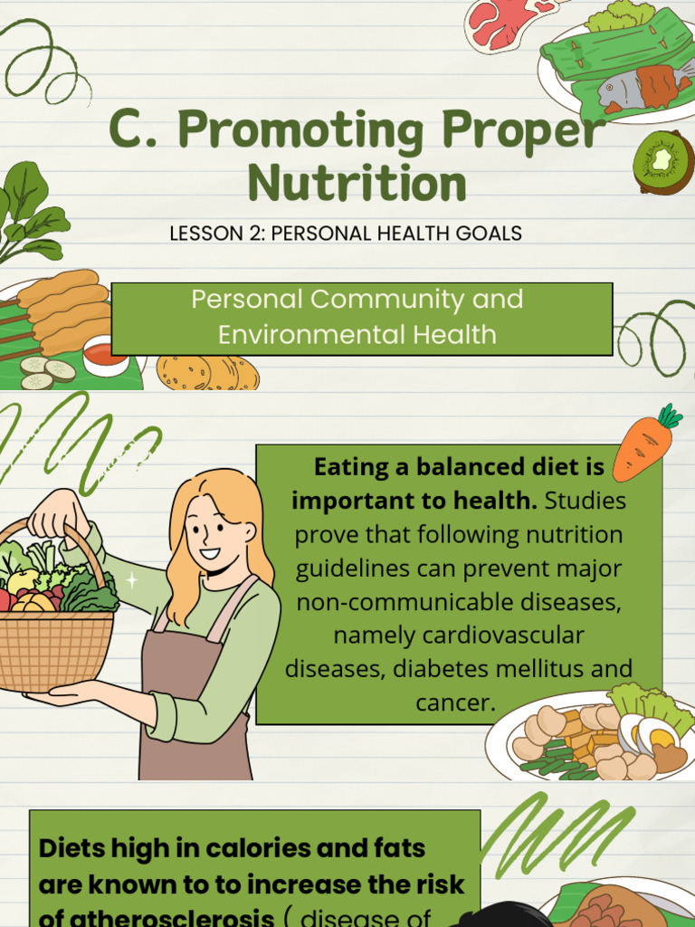 Group 3 Promoting Proper Nutrition | PDF
