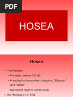 A Study On The Book of Hosea