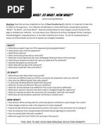 Internship Reflection Journal Guide | PDF