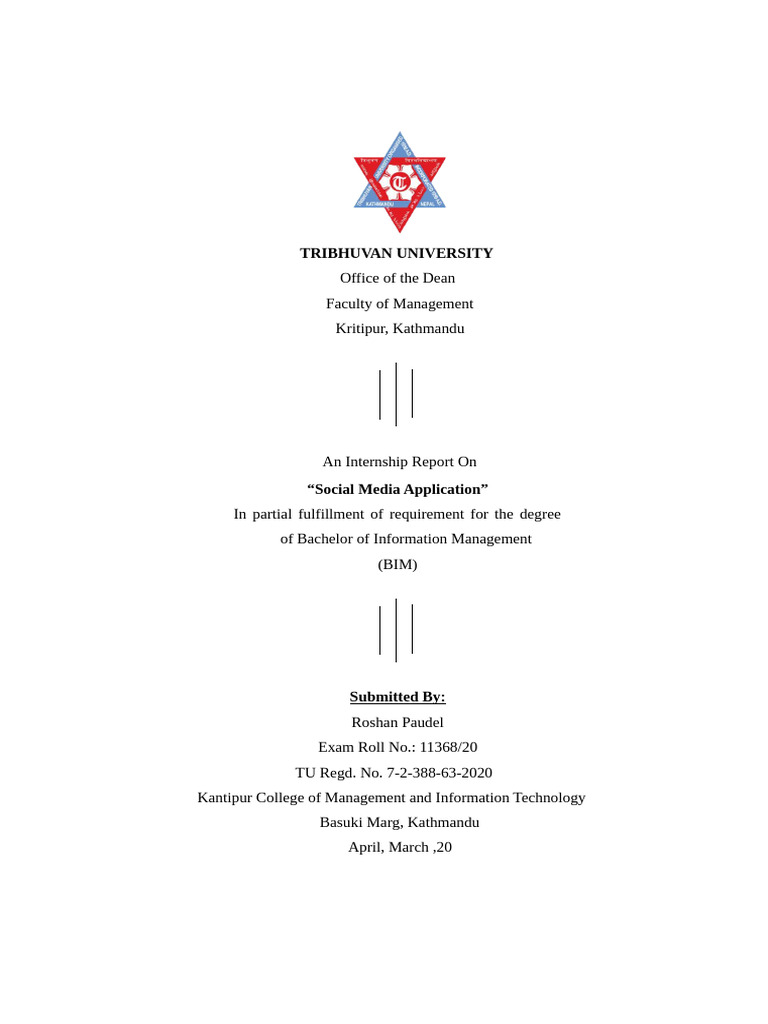 Internship Report on Social Media Marketing | PDF | Software ...