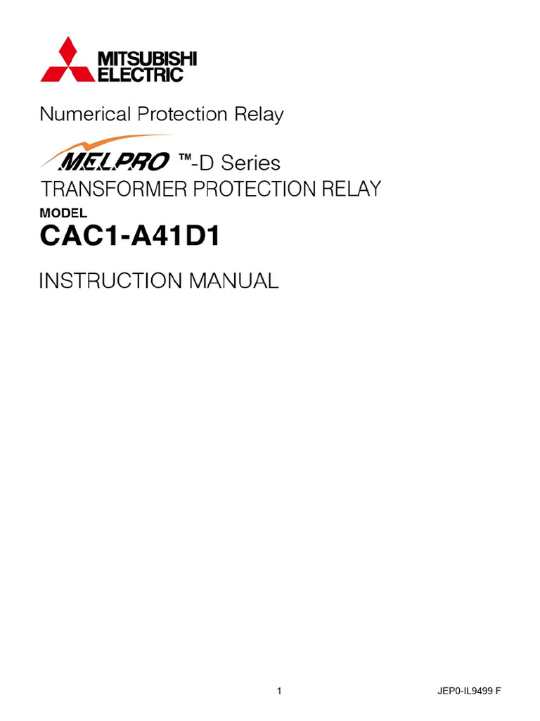 CAC1 A41D1 - JEP0 IL9499e | PDF | Programmable Logic Controller ...