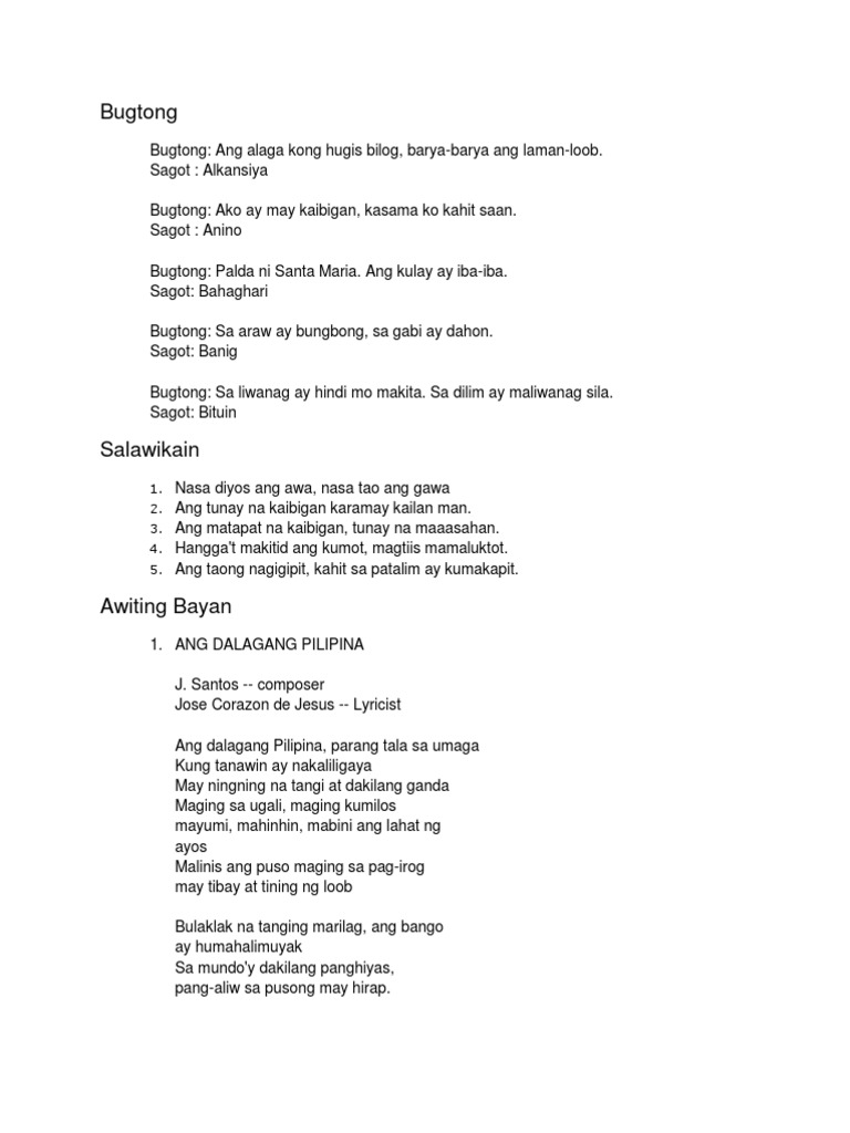 Homework in Filipino | PDF