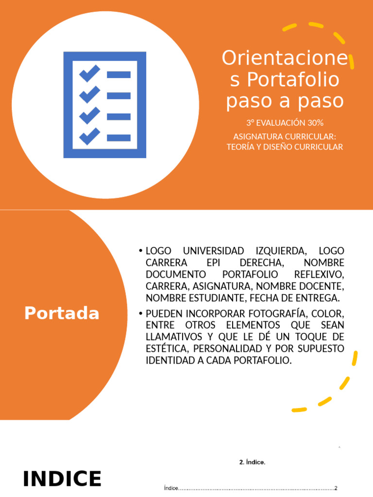 Guía para Elaborar un Portafolio Educativo | PDF | Plan de estudios ...