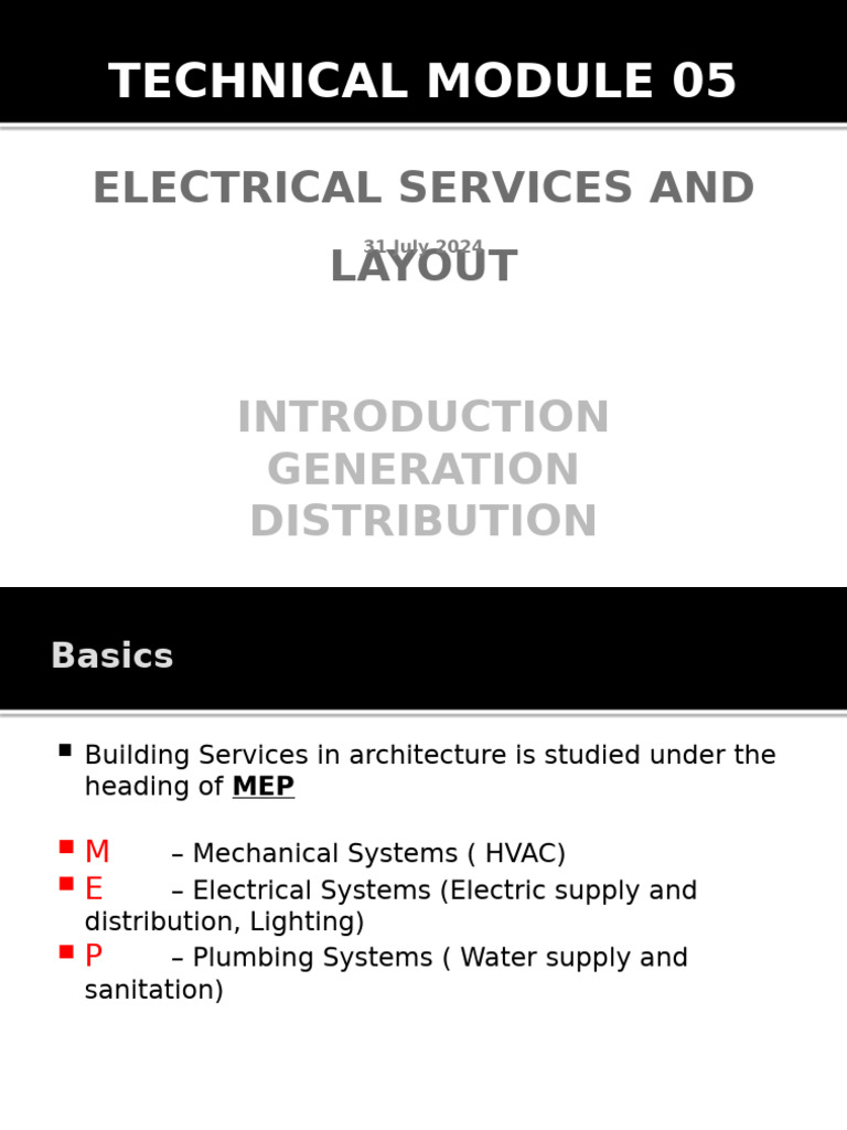 Electrical Services and Layout Guide | PDF | Alternating Current ...