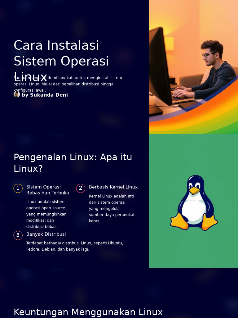 Cara Instalasi Sistem Operasi Linux | PDF