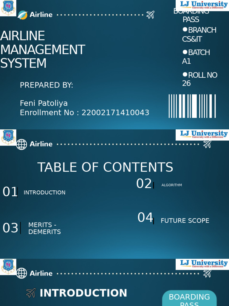 Airline Management System Overview | PDF | User (Computing) | Databases