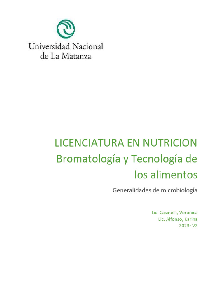 Importancia de los Microorganismos en Alimentos | PDF | Las bacterias ...