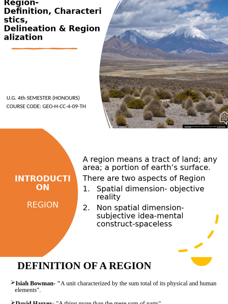 Understanding Regions: Definition & Planning | PDF | Cost Of Living ...