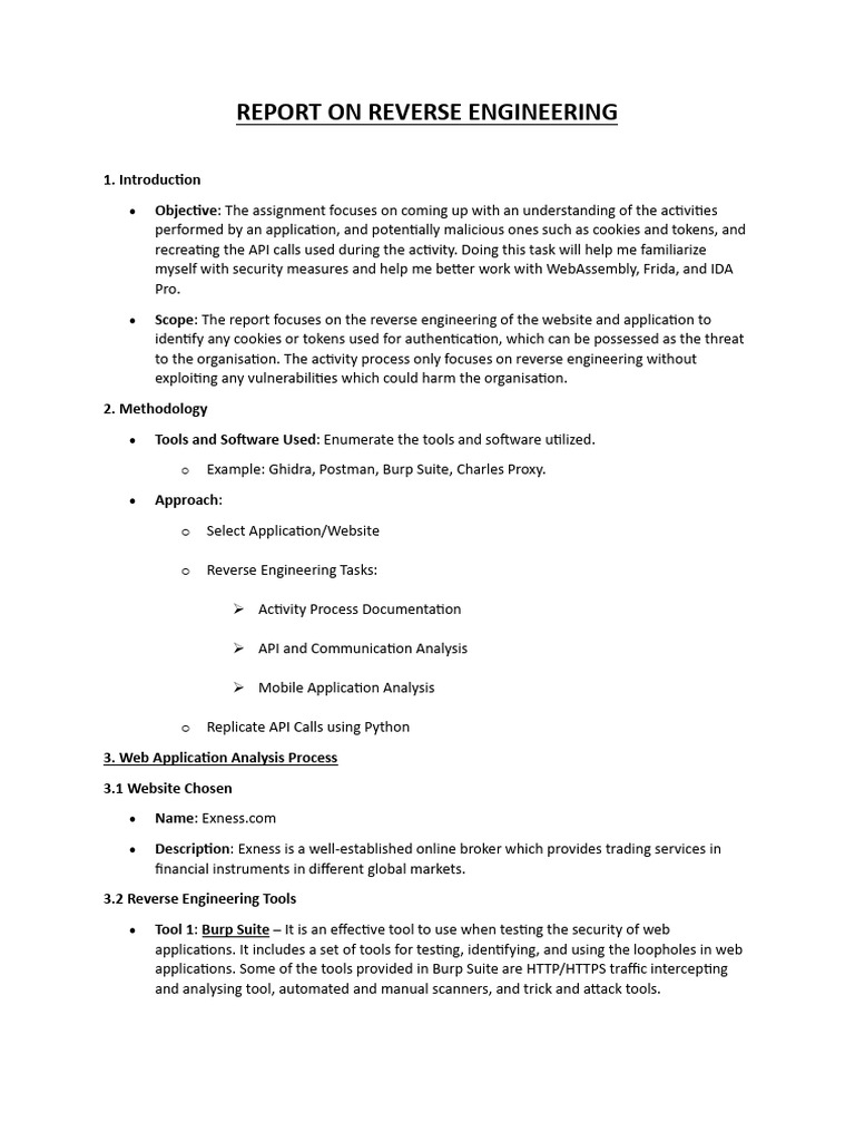 Reverse Engineering Exness API Insights | PDF | Transport Layer ...