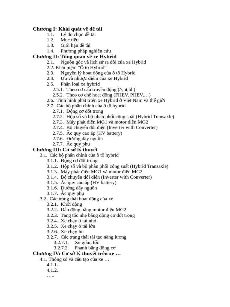 Dàn Bài | PDF
