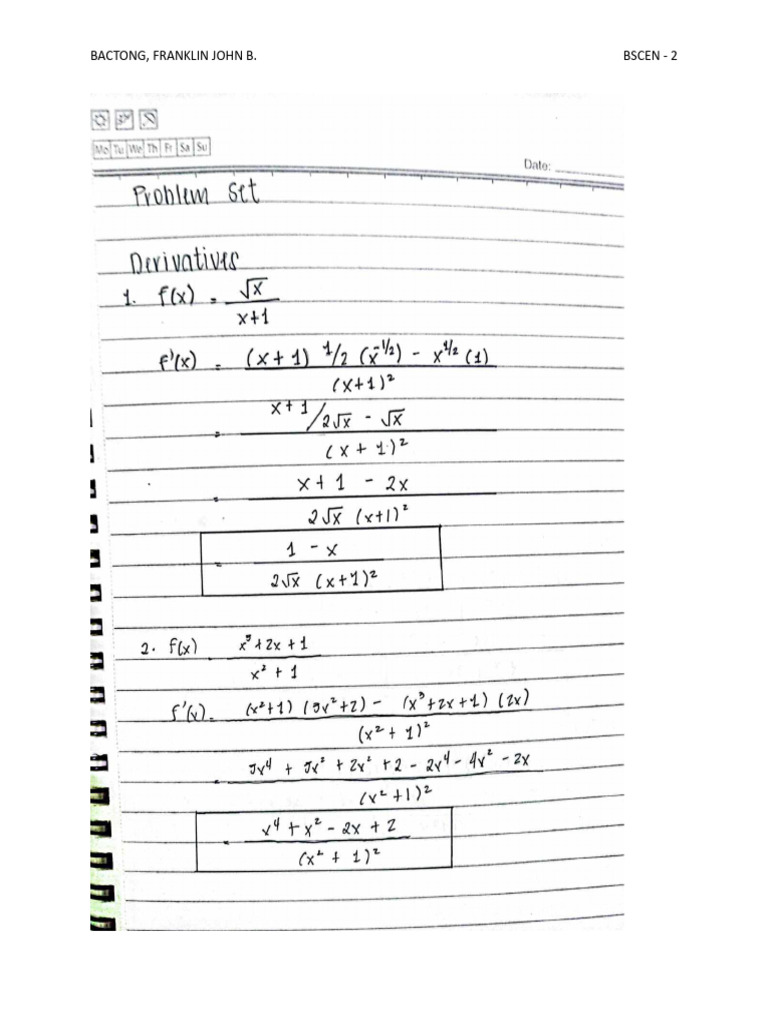 Prob Set 1 | PDF