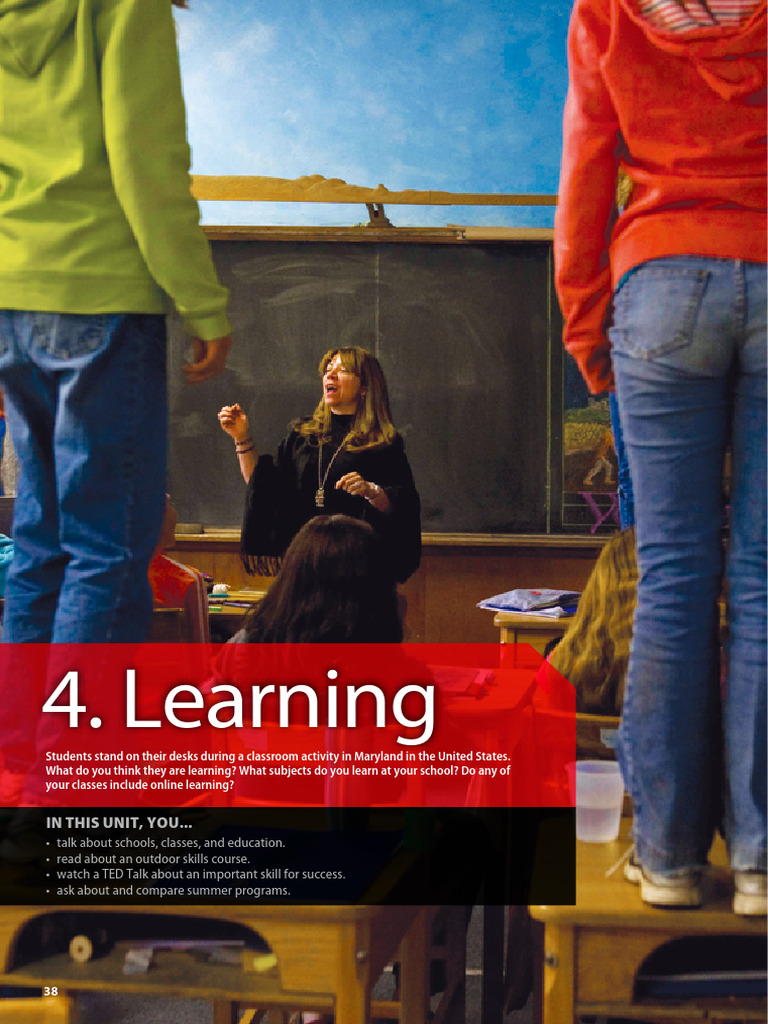 Classroom Learning Activities Overview | PDF | Adjective | Adverb