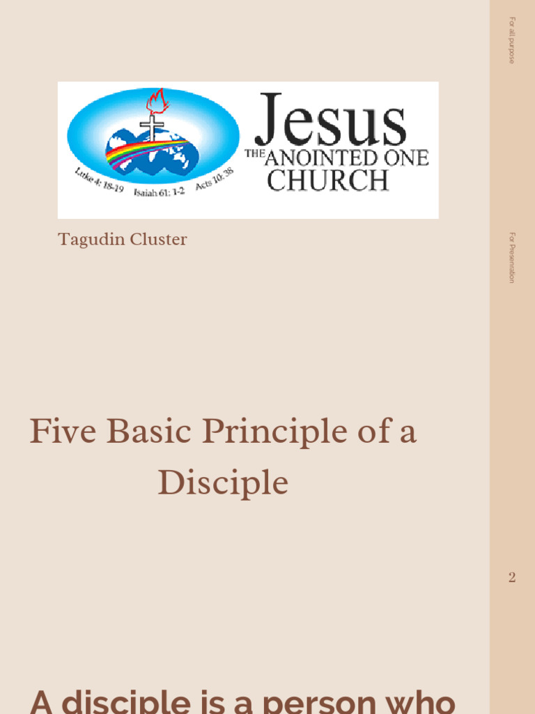 Principles and Cost of Discipleship | PDF | Disciple (Christianity) | Jesus