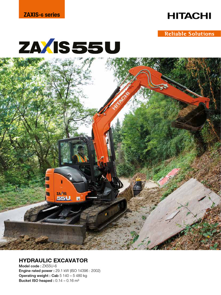 Hitachi - ZX55U-6 - Mini Excavator - KS-EN437EUS | PDF | Engines