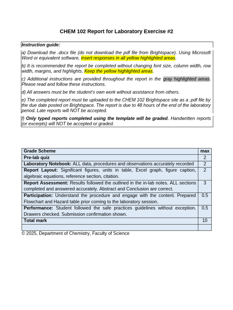 102 Ex2 Template Report 2501 | PDF | Gases | Transparent Materials