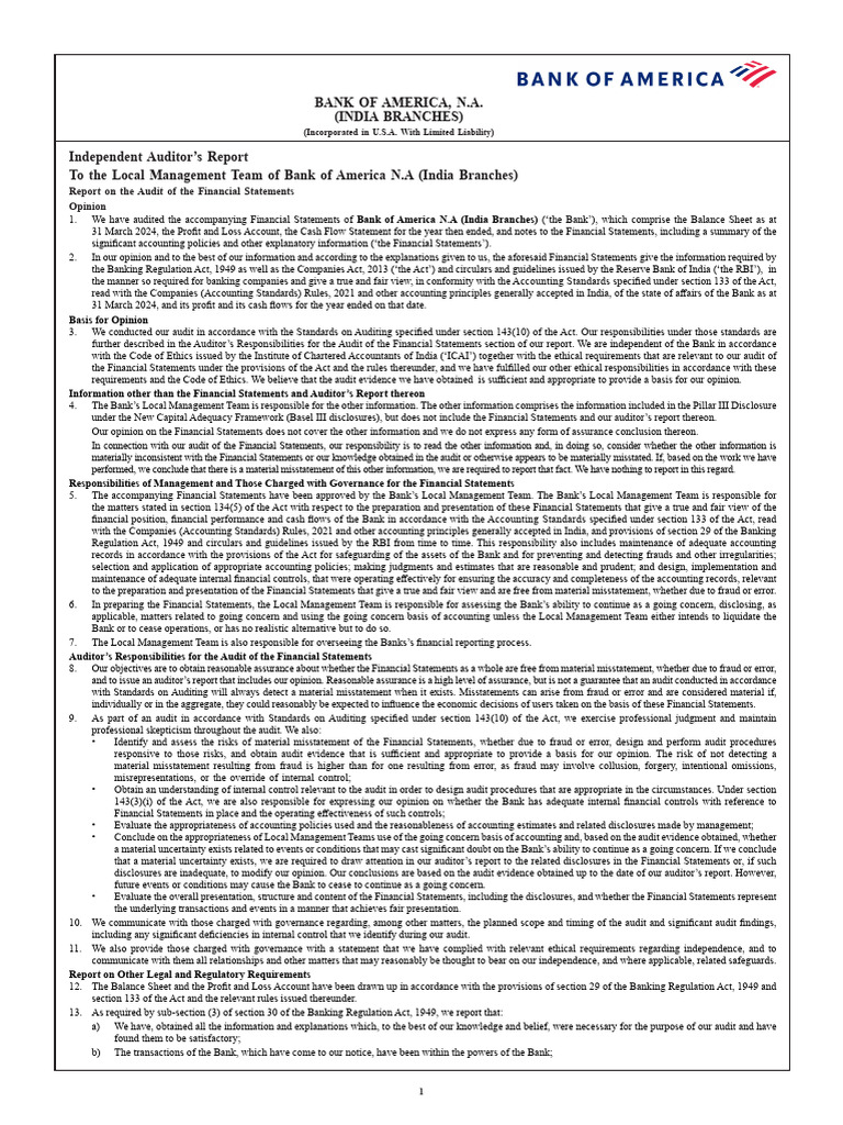 Financial Results 2023 2024 Pdf Audit Going Concern