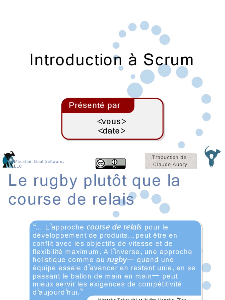 French Scrum Intro CC | PDF