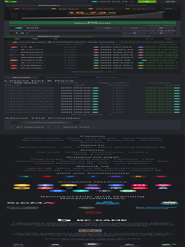 BC - Game Crypto Casino Games & Casino Slot Games - Crypto Gambling | PDF |  Gambling | Gambling Games