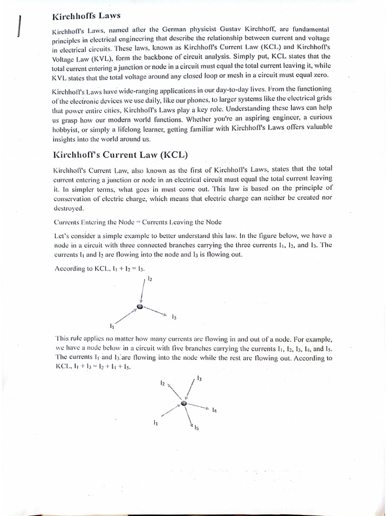 EEE 201 LECTURE 3 NOTES | PDF