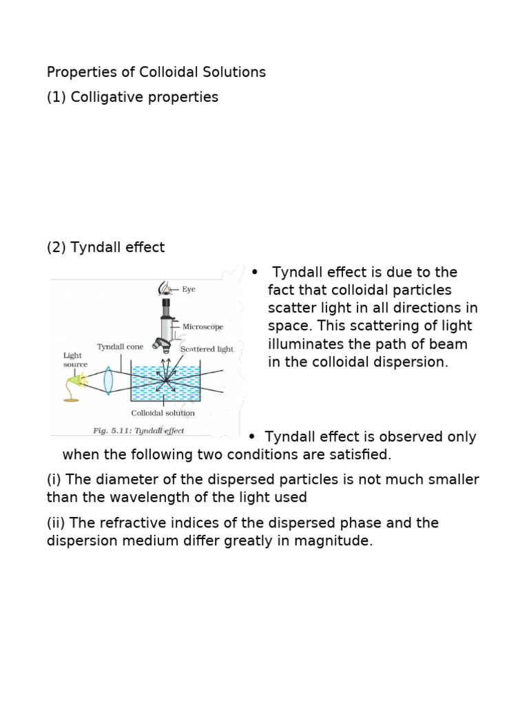 Electro Osmosis in Colloidal Solutions | PDF | Colloid | Chemistry