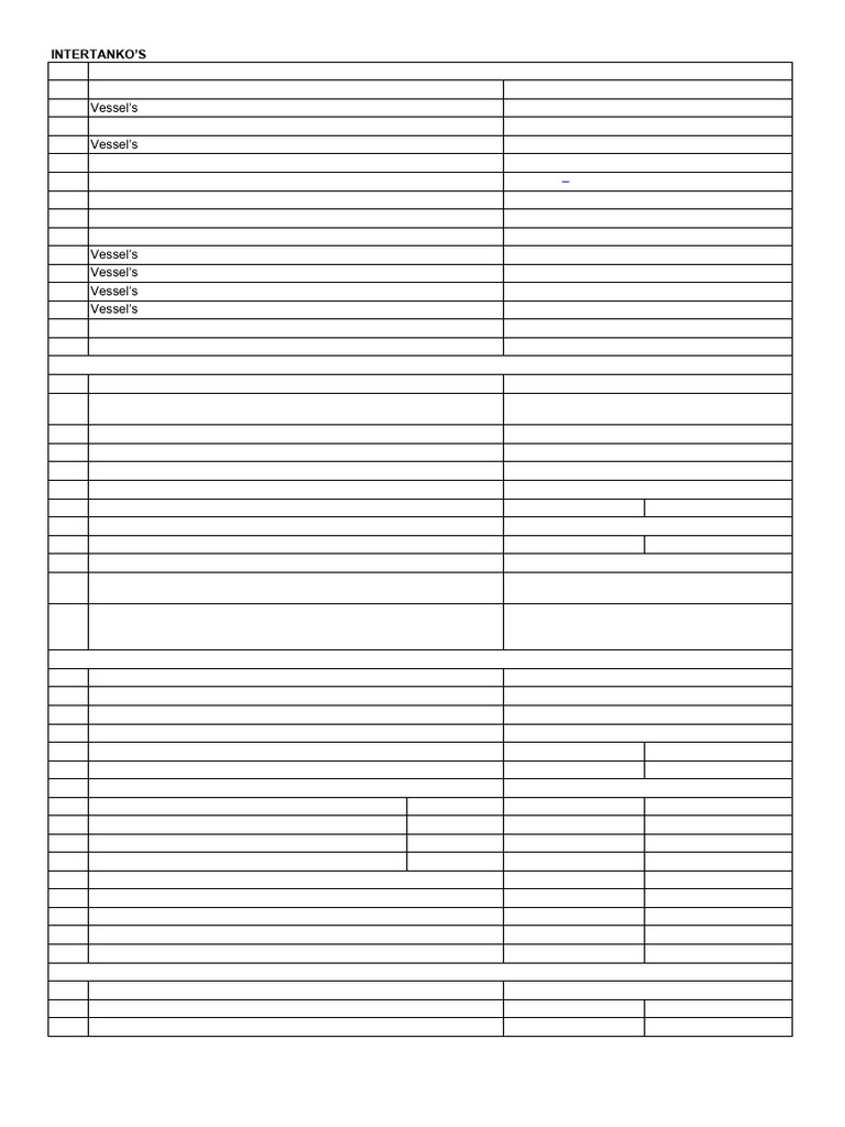 Standard Tanker Chartering Q88 Form | PDF | Oil Tanker | Ships